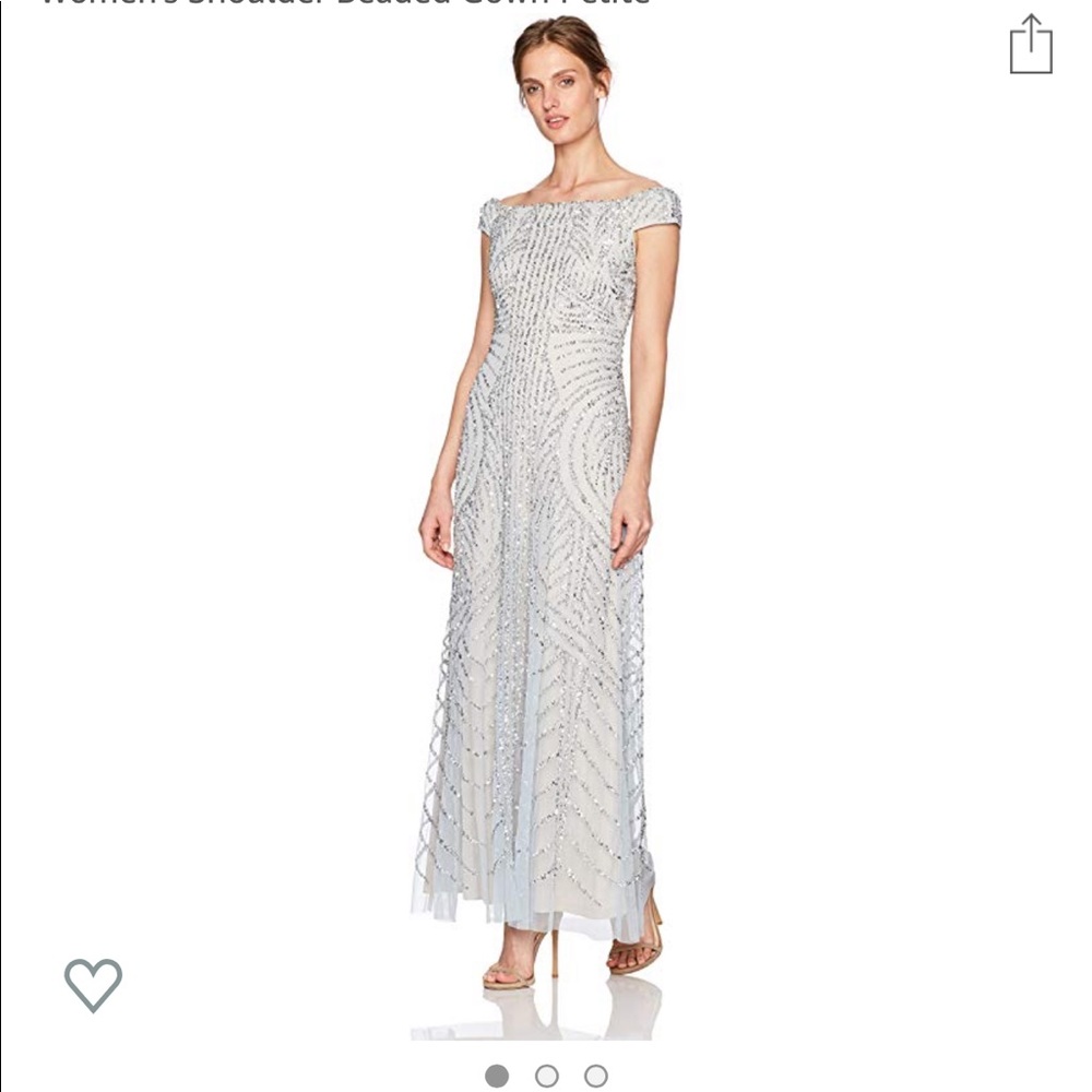 Silver Beaded Gown